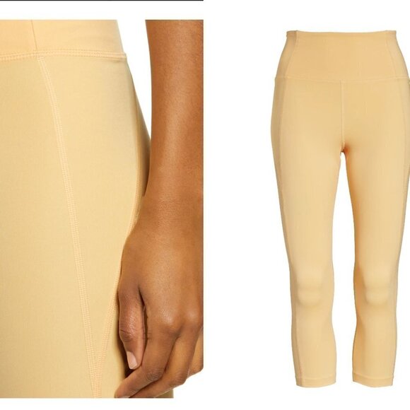 Girlfriend Collective High Waist Capri Leggings Size Medium NWT - Picture 3 of 3